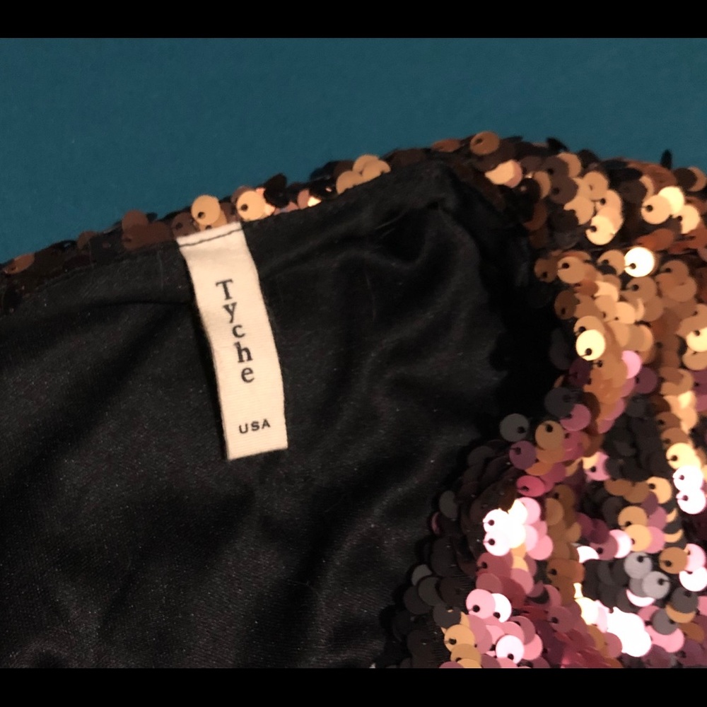 Multi colored sequined cropped cardigan